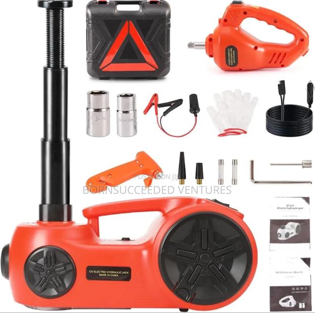 Upgraded Hydraulic Car Jack Set – 5 in 1 Vehicle Floor Jack · Photo 1