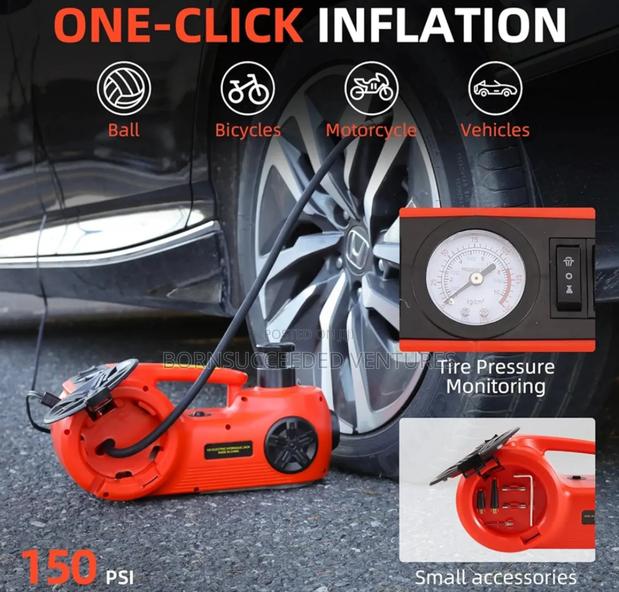 Upgraded Hydraulic Car Jack Set – 5 in 1 Vehicle Floor Jack · Photo 2