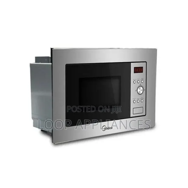 Built in Midea AM717BS7 Solo Microwave Oven - 17 Litre - Silver · Photo 1