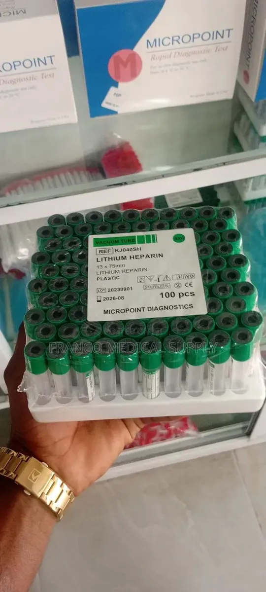 Lithium Heparin Tube · Photo 1
