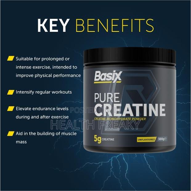 Creatine Basix Pure Creatine Monohydrate Muscle Builder · Photo 3