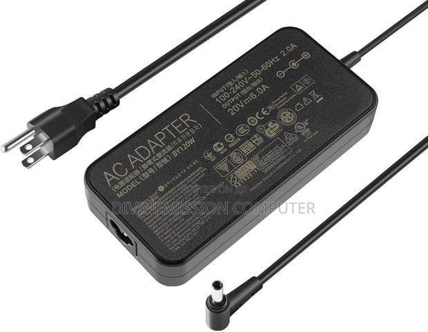 Asus Original Laptop Charger 19v ~6.32A, 120w Gaming Laptop · Photo 1