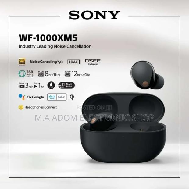 Sony Wireless Bluetooth Noise Cancellation Earbuds Headphone · Photo 1