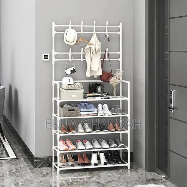 Clothes Hanger With Shoe Racks 5 Steps · Photo 2