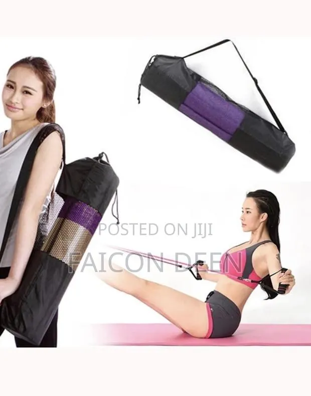 Exercise Thick Anti Slip Mats + Free Bag /Carrier (Also in Diff Colors · Photo 1