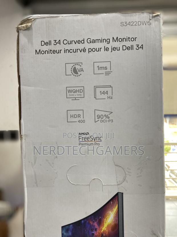 Dell S3422DWG Curved Gaming Monitor - 34 Inch Curved Screen · Photo 2