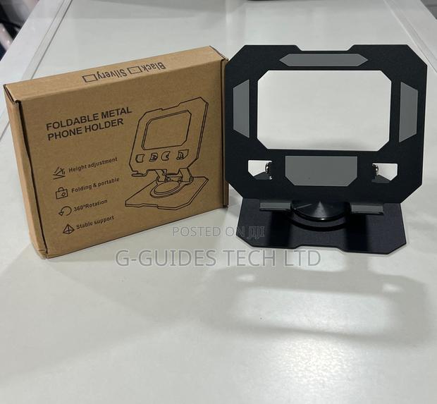 360 Rotation Metal Tablet Holder, Metallic Tablet Stand · Photo 2