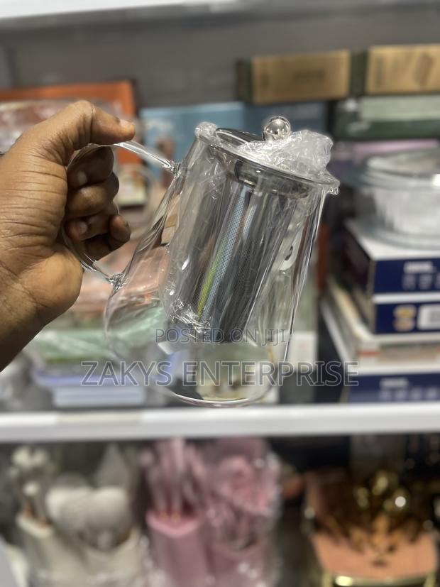 Glass Stove Top Kettle With Strainer 950ml · Photo 1