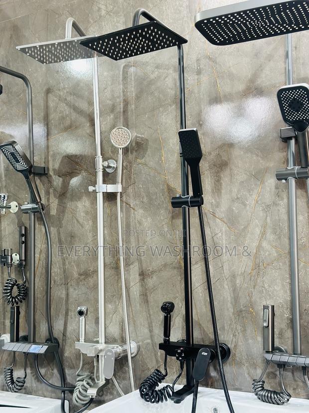 Stainless Steel Shower_black Shower Set_4 in 1 Shower · Photo 2