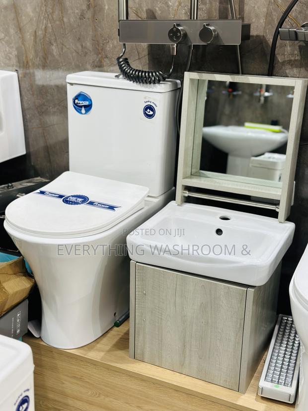Slim Tank Water Closet and Cabinet Basin Set · Photo 2
