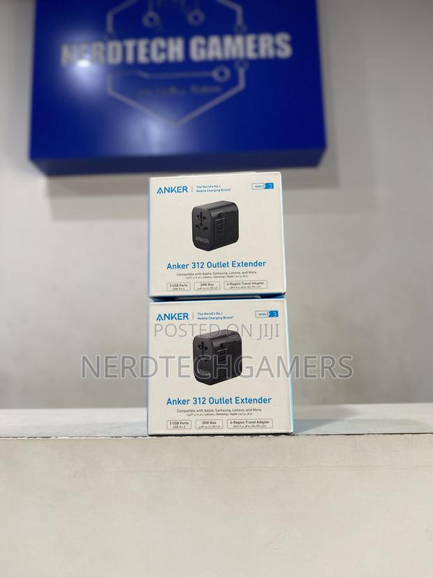 Anker Powerextend 30W, Wall Charger 312 Outlet Extender, · Photo 1