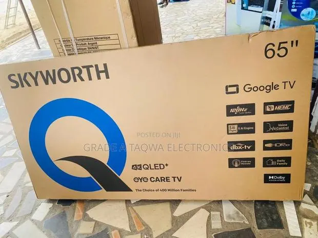 UHD(3840 X 2160 Pixels) Skyworth 65inch QLED Google TV · Photo 1