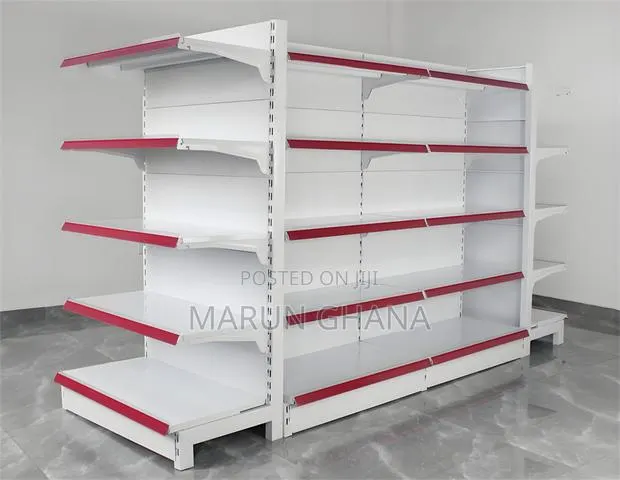 Double Sided End Unit Rack for Supermarket Pharmacy Gondola Racks · Photo 1