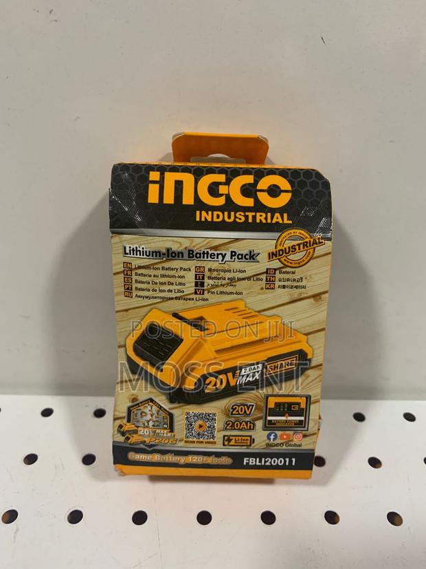 Ingco Battery 20v 2ah - P1c20 - Fbli20011 · Photo 1