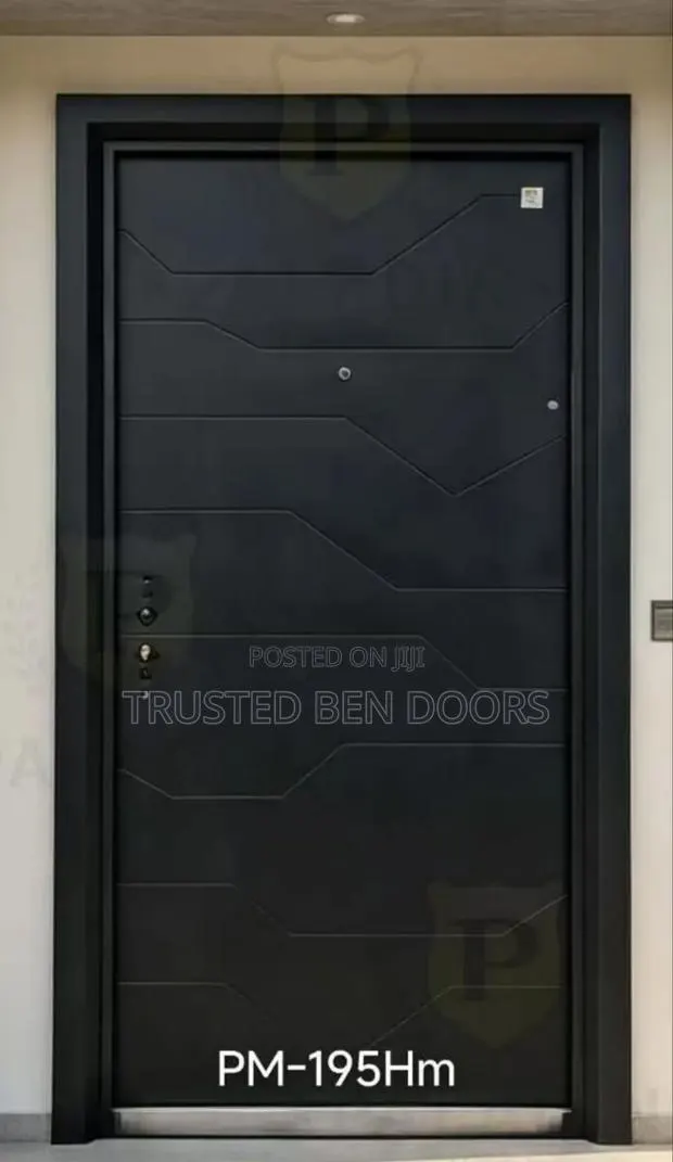 Black Paladin Turkey Single Security Door for Homes and Offices · Photo 1
