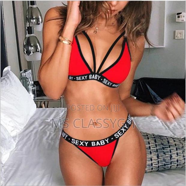 Women's Lingerie Set Letter Bikini Plus Size Pus · Photo 5