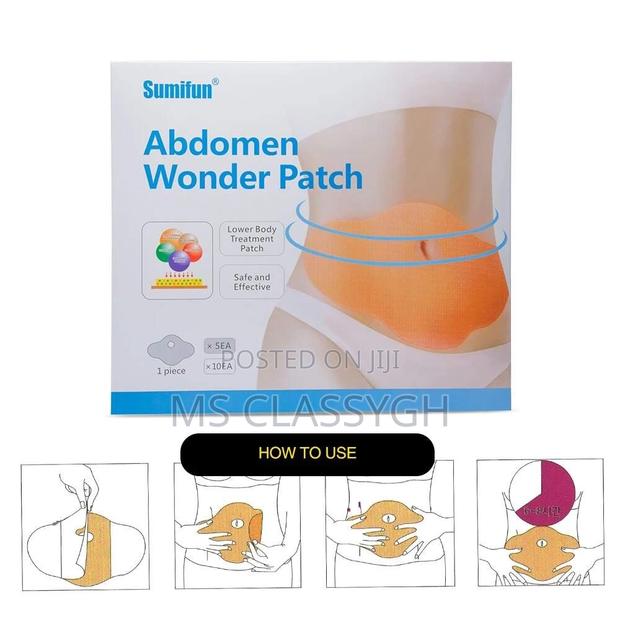 5pcs/Box Slimming Patches Natural New Belly Abdomen Wei · Photo 2
