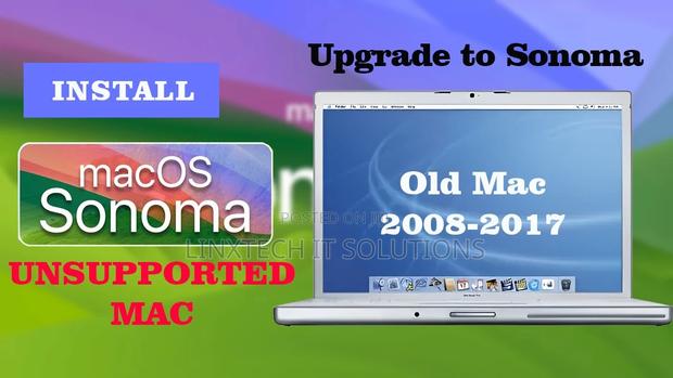 Macos Sonoma on Unsupported Mac Installation · Photo 1