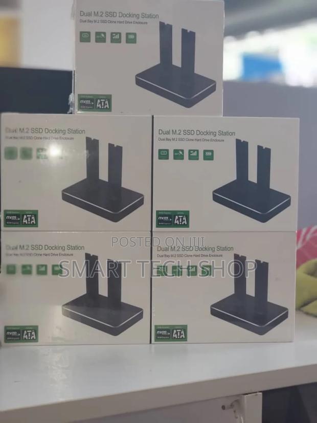 Dual Bay Nvme M.2 SSD 10gbps SSD External Clone Adaptor · Photo 7