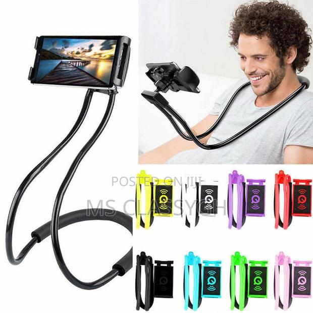 Neck Phone Stand Holder Rotatable Mobile Phone Stand Necklac