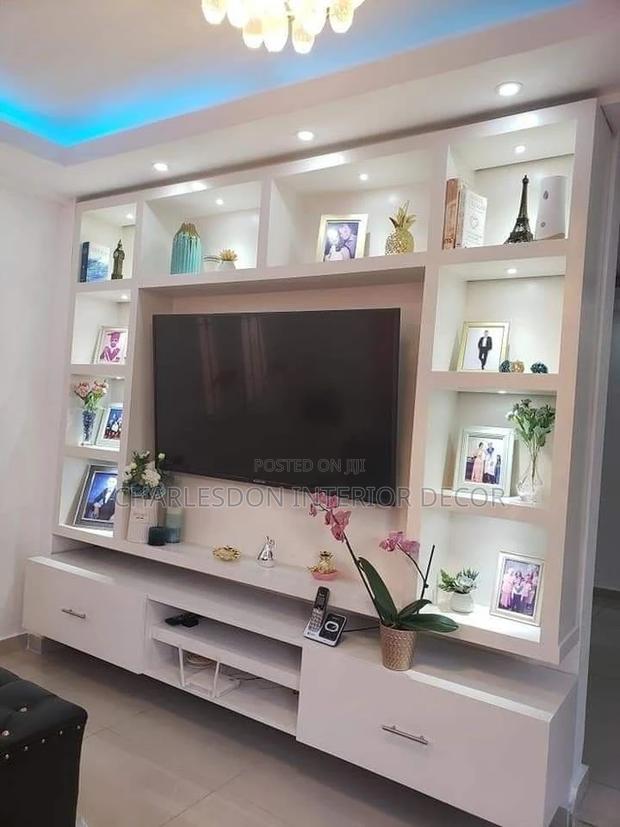 Quality P O P, TV Stand, Arc Design, Skimming, Wall Design · Photo 6