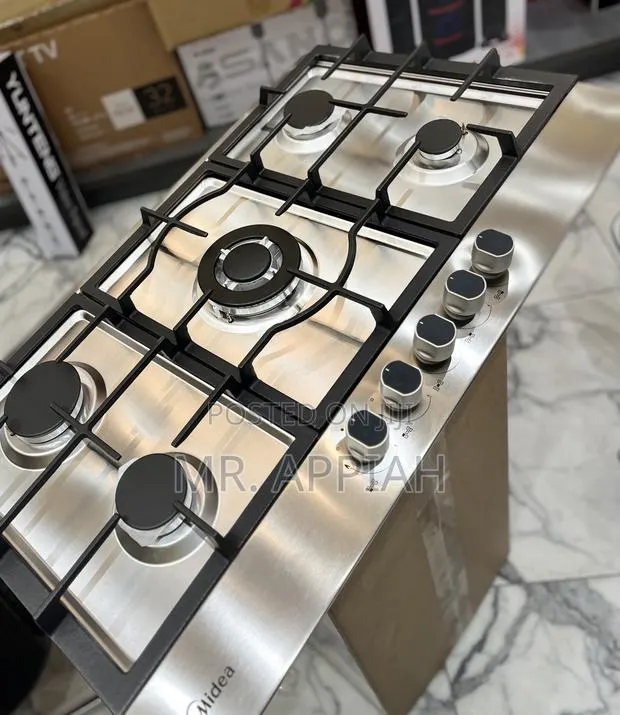 Classic Midea 90cm Auto Ignition 5 Gas Hob(Gray) · Photo 1
