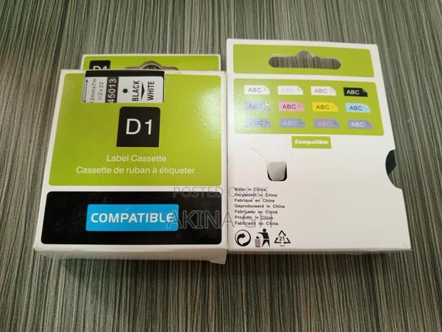 Dymo D1 Compatible Cartridge 12mm Label Cassette · Photo 1