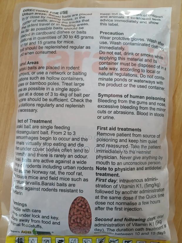 Baraki Rodenticide ( Mouse, Rats, Squirrel) Bait · Photo 4