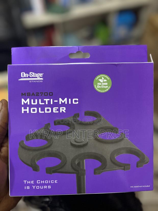 Multi Microphone Holder With Stand · Photo 1