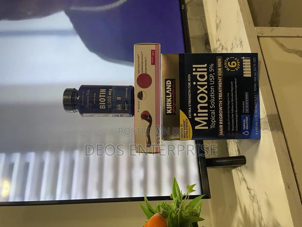 Kirkland Minoxidil Biotin Derma Roller for Hair Growth · Photo 1