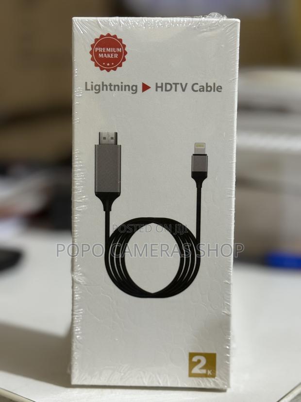 2 Meters iPhone Lightning to HDTV Cable ( Transfer · Photo 1