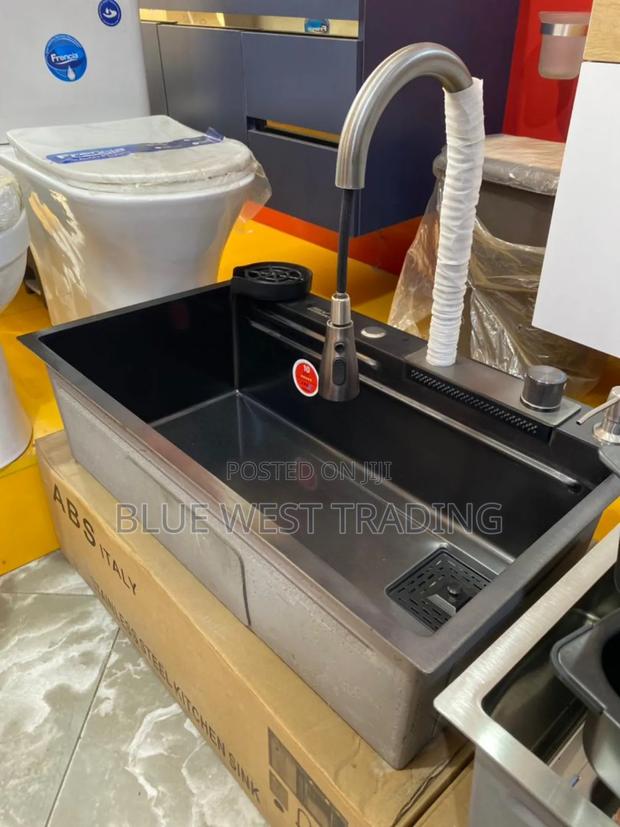 Black Waterfall Cabinet Sink · Photo 2