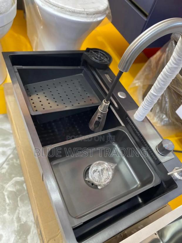 Black Waterfall Cabinet Sink · Photo 3