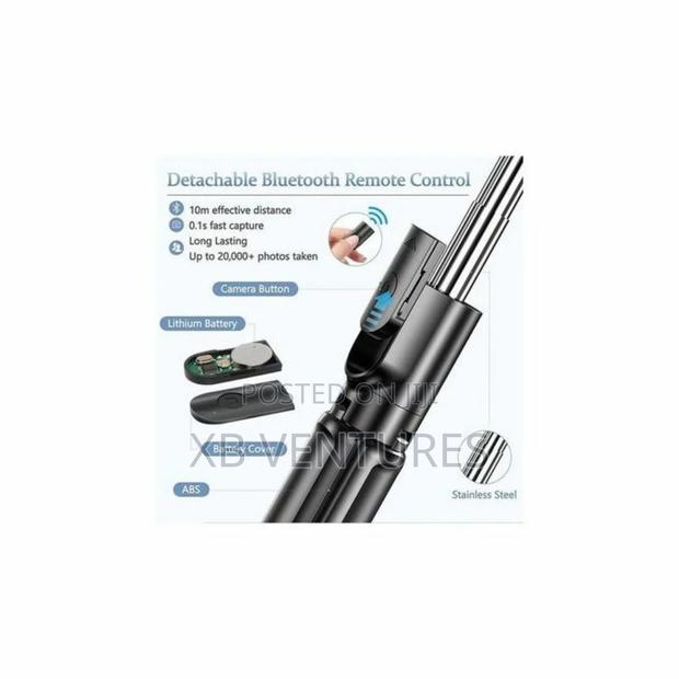 Bluetooth Selfie Stick Tripod + Shutter Remote Control · Photo 4