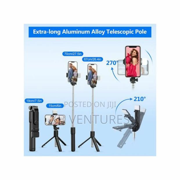 Bluetooth Selfie Stick Tripod + Shutter Remote Control · Photo 3
