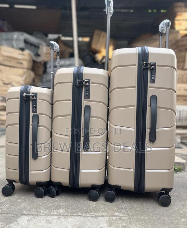 Original Jony Silver Gray 3set Fiber Anticrack Suitcase · Photo 2