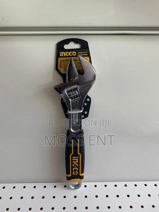 Adjustable Wrench 12" With Rubber - Hadw131128 · Photo 1
