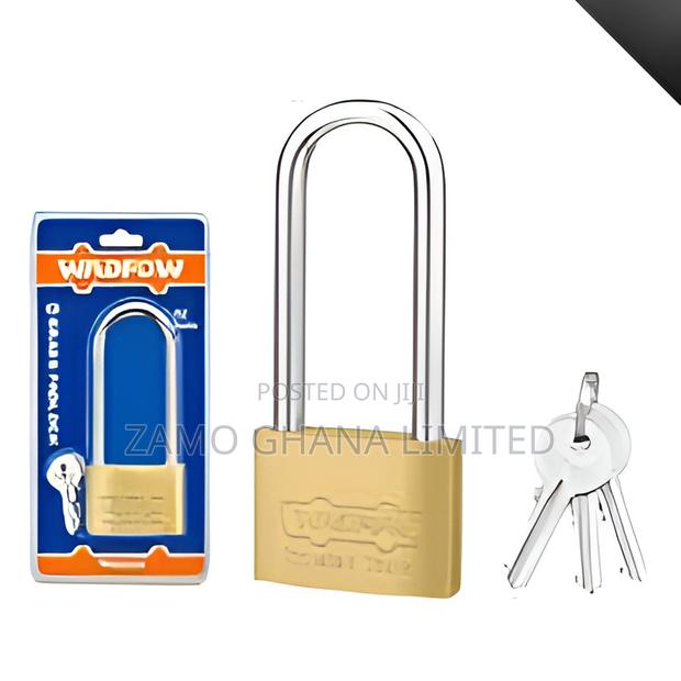 Long Shackle Brass Padlock - Wpd2460 · Photo 1