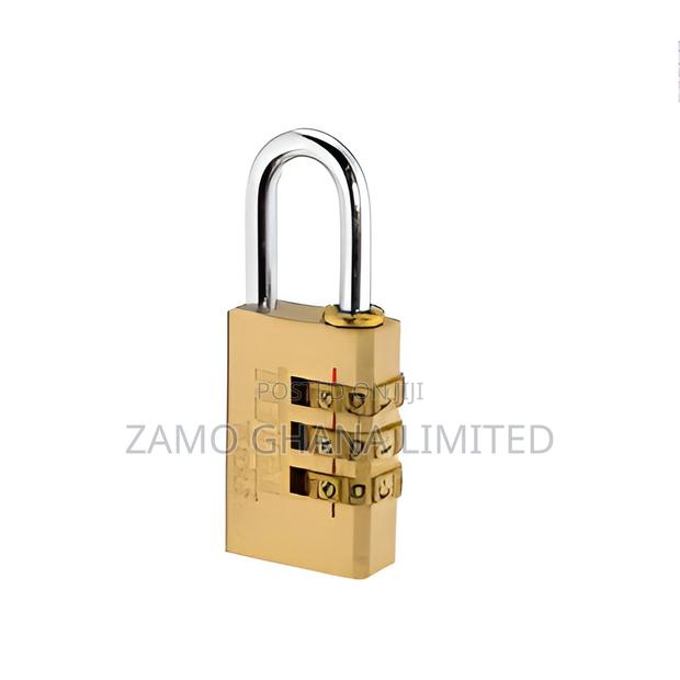 4 Digit Brass Combination Padlock - Wpd3444 · Photo 1