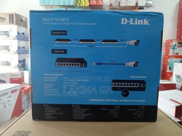 D-Link 10 Port Gigabit Long Range Poe+ Switch DGS-F1010p-E · Photo 2