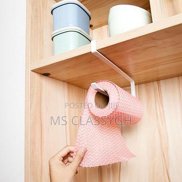 Simple Door Cabinet Hanging Paper Towel Rack Cabinet Storage · Photo 3