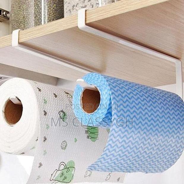 Simple Door Cabinet Hanging Paper Towel Rack Cabinet Storage · Photo 2