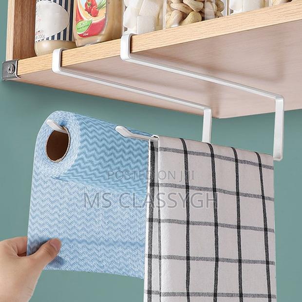 Simple Door Cabinet Hanging Paper Towel Rack Cabinet Storage · Photo 1