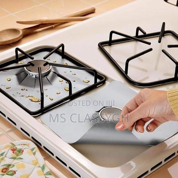 Stove Gas Protector Cover Liner Stovetop Burner Protector Ma · Photo 2