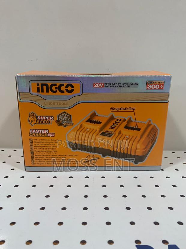 Ingco Fast Charger 20v -4a for 2 Batteries - C20 - Fcli2034 · Photo 2