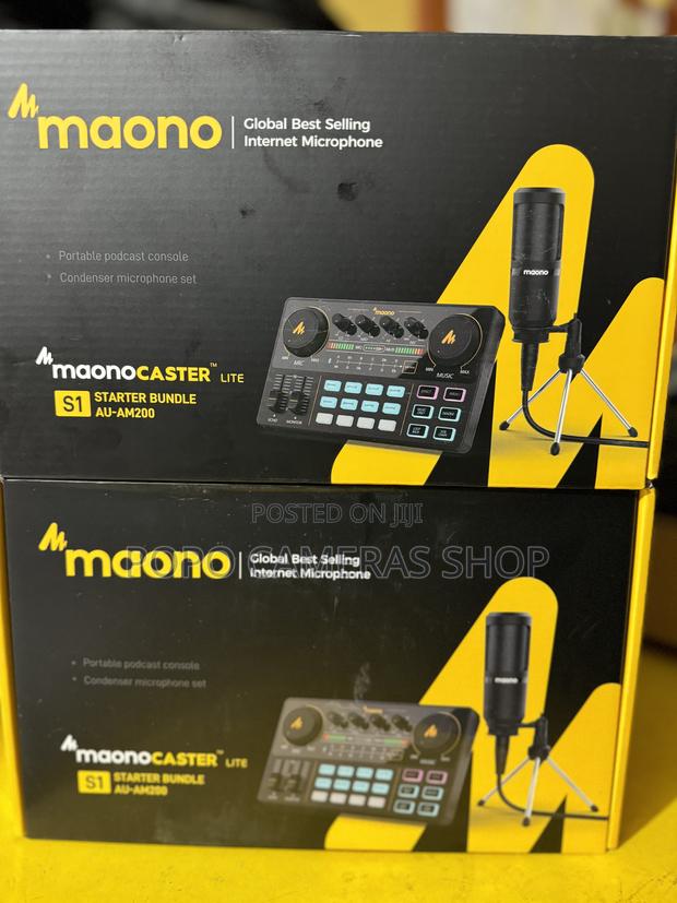 Maonocaster S1 Professional Sound Card + Microphone · Photo 1