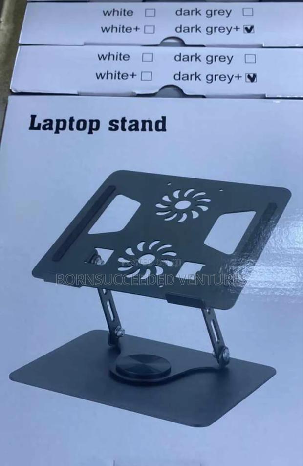 Adjustable Laptop Stand With Fan · Photo 1