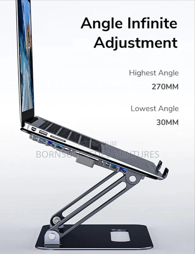 Adjustable Laptop Stand Holder With Cooling Fan · Photo 2