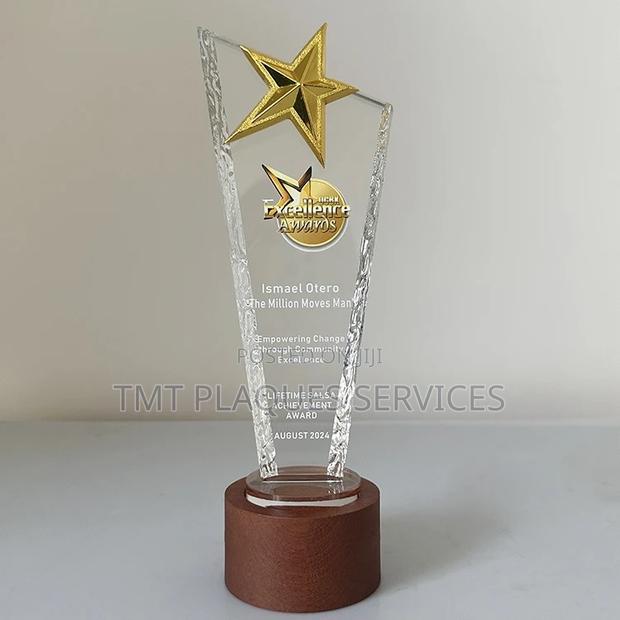 Crystal Award Plaque for Your Awards