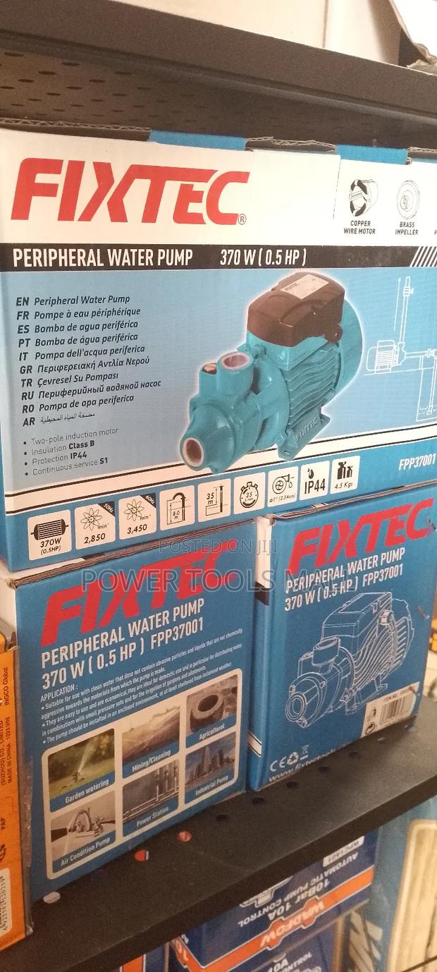 Fixtec 0.5HP Peripheral Pump 370W · Photo 2